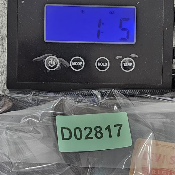 Vintage Levi's 501 Jeans Mens W35 L32 Faded Black Denim Button Fly Straight Leg - Picture 13 of 13